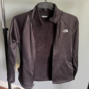 Black North Face Zip-Up Jacket